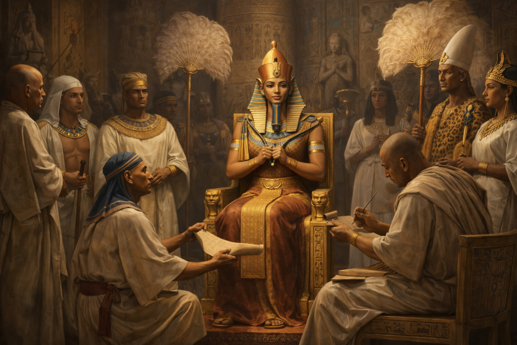 La cort de Hatxepsut