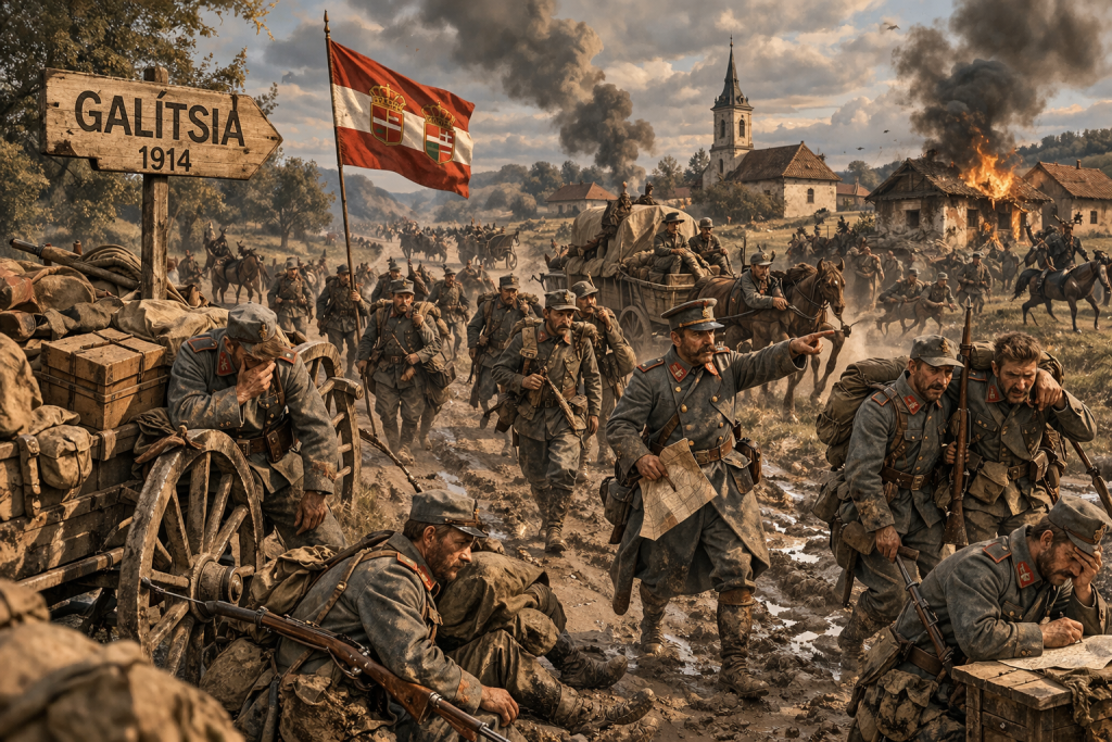 Retirada austrohongaresa a Galítsia, 1914