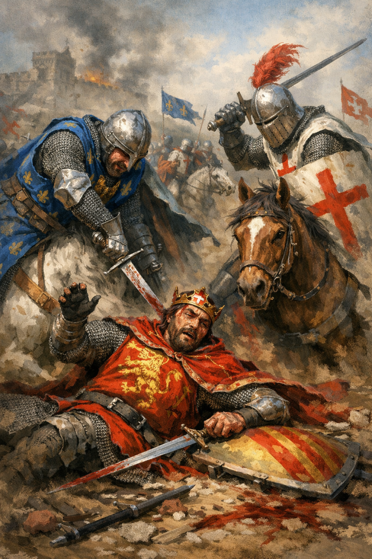 Mort Rei a la batalla de Muret