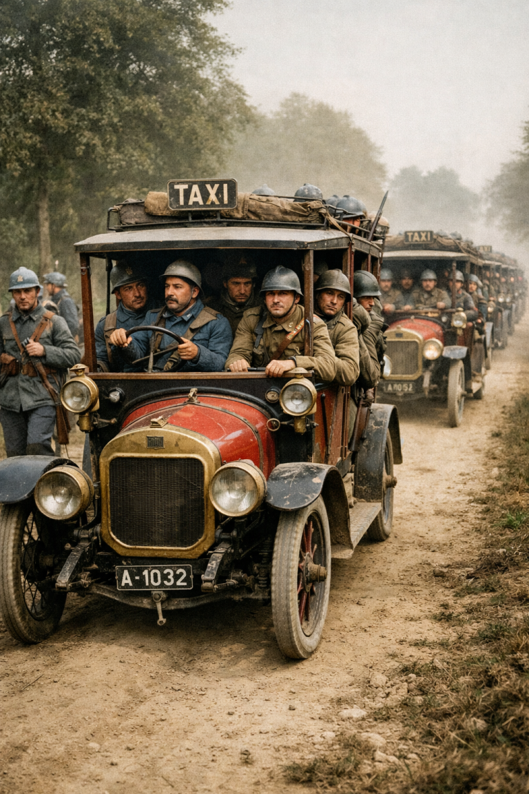 Convoi de taxis de guerra a París