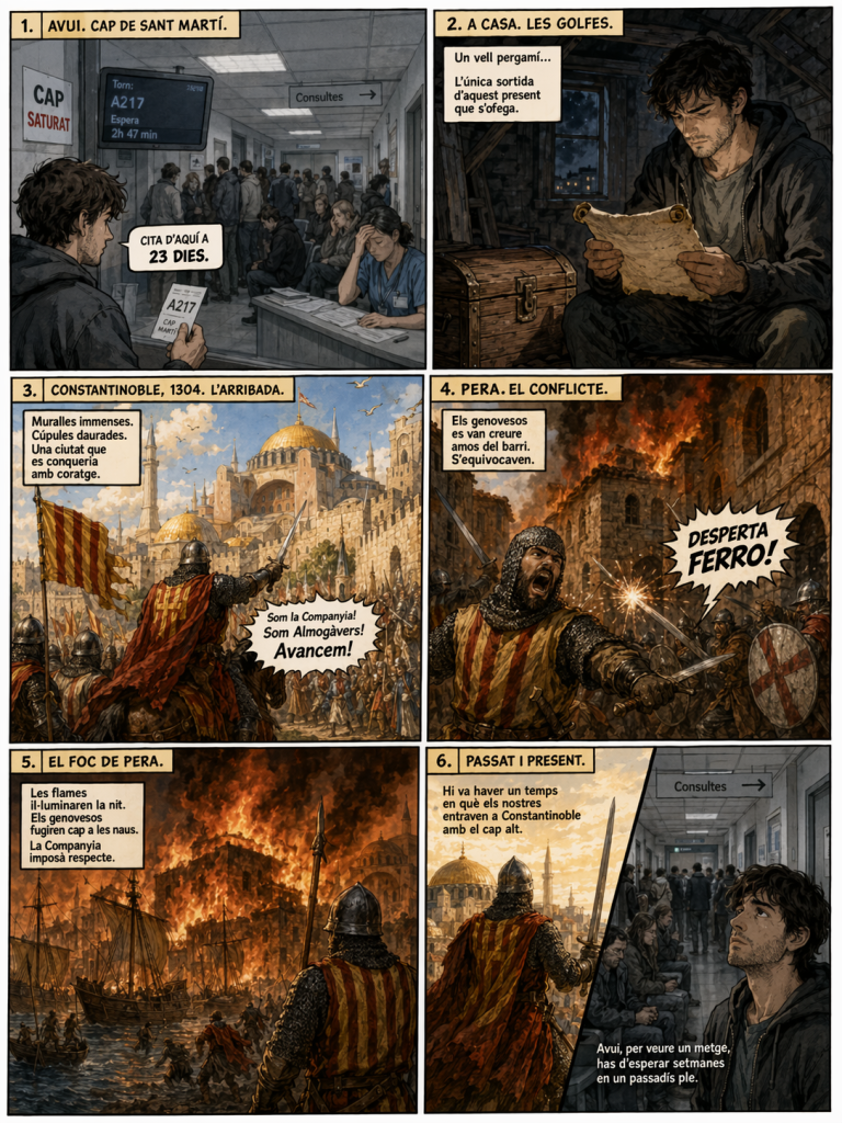 De Constantinoble al CAP col·lapsat així cau un país