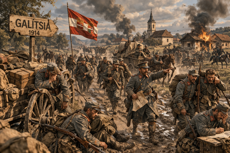 Retirada austrohongaresa a Galítsia, 1914