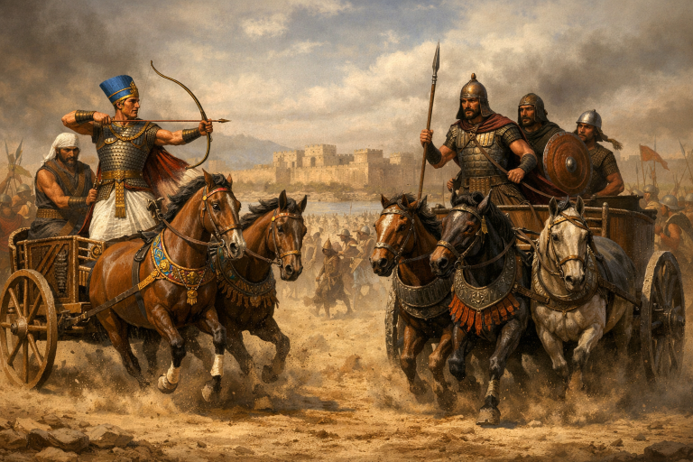 Batalla de Kadesh Ramsès II vs Muwatalli II